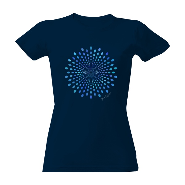 Blue-purple Mandala T-shirt