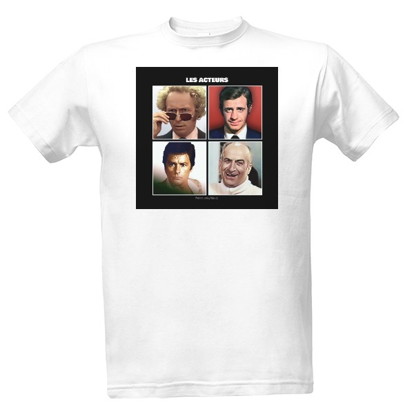 Tričko s potiskem Les Acteurs 2