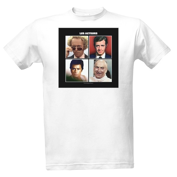 Tričko s potiskem Les Acteurs 2
