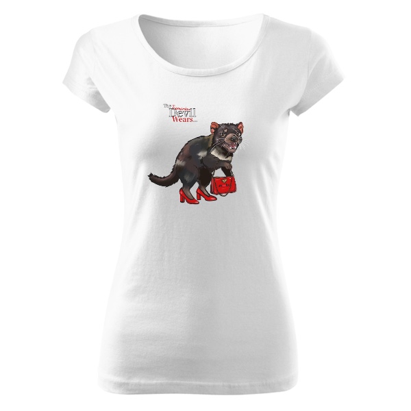 Tričko s potlačou The Tasmanian Devil Wears...